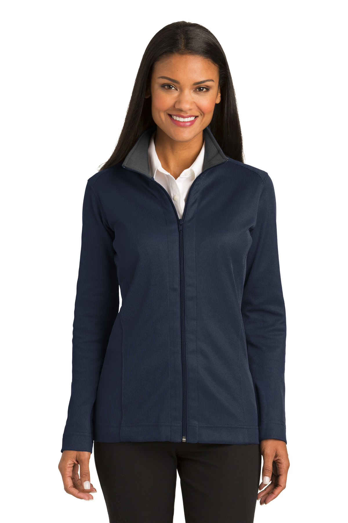 Design Port Authority® Ladies Textured Soft Shell Jacket